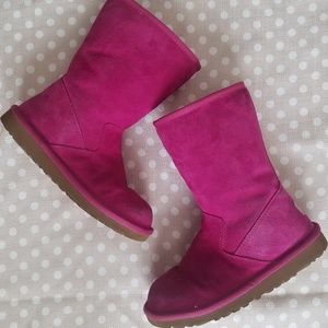 Ugg Boots Lil Sunshine Pink Boots Sz 3